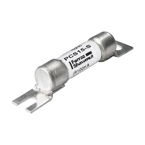 Mersen PCS15-S, PCS Midget Fast-Acting Fuse, 600VAC/DC, 15A, Surface Screw Mount