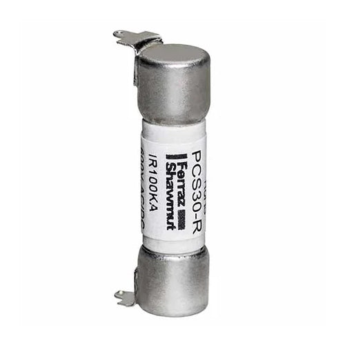 Mersen PCS30-R, PCS Midget Fast-Acting Fuse, 600VAC/DC, 30A, Slot Mount