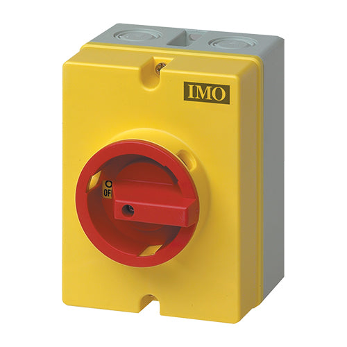 IMO PE69-4040, IP66 Enclosed Door Interlock AC Disconnect, 4 Pole, 40A, Enclosed/Interlocked Handle