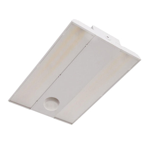 Current PHB12X08MDQVSTKQW, PHB Linear Highbay, 27,000/30,000/36,000 Selectable Lumens, 4000K/5000K Selectable CCT, 80 CRI, 90° Distribution, Comes with V-Hooks & 3ft Chain, White