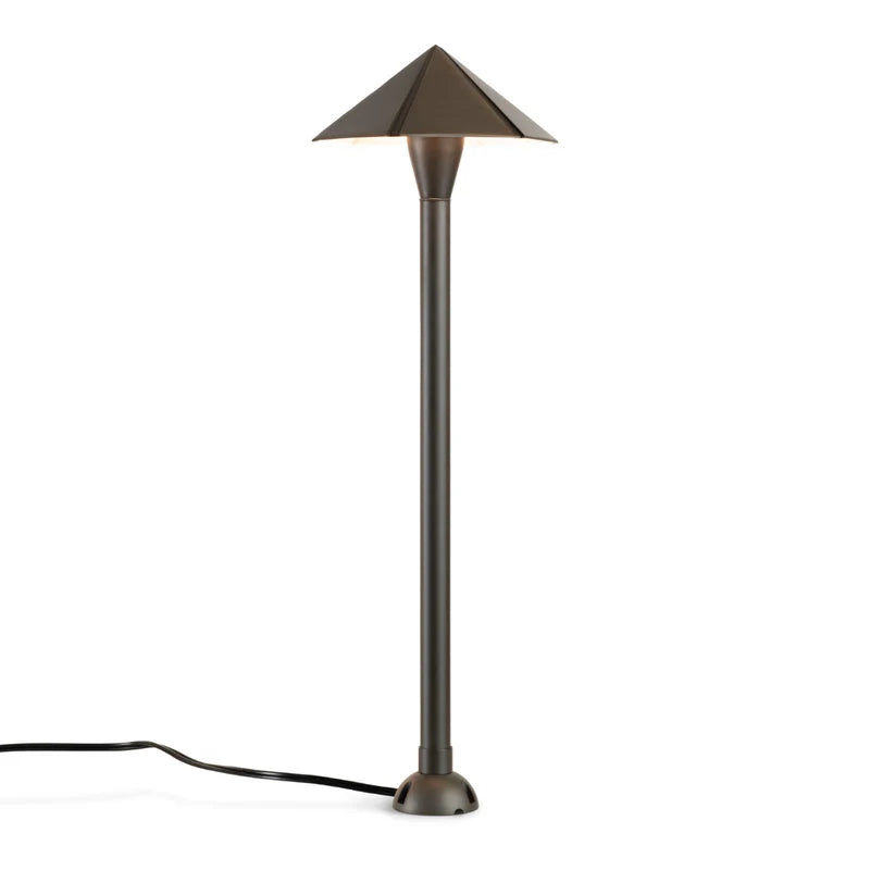Almas Lighting PL-LB-308-NL, ALMAS Emerald P8 Path Light, 12V, Light Bronze, No Lamp