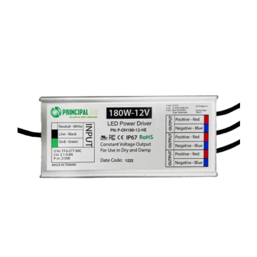 Principal Sloan P-OH180-12-HE, PLPOH18012HE, High Efficiency 180W 12VDC Triple Power Supply, 6 Packs