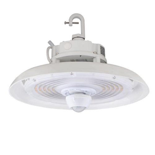 Current CRN2-2-LSCS-EDMV, Round 120-347V High Bay, 24,000/30,000/34,000 Selectable Lumens, 4000K/5000K Selectable CCT, 0-10V Dimming, Hook Mounted, 6FT Cord, White