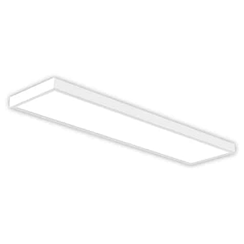 Votatec PS1560-AL05-22W277-5CCT, 6''x2' LED Rectangle Linear Flush Mount, 5 Way CCT Adjustable, 22W, 2700/3000/3500/4000/5000K, 120-277VAC, 2420 Lumens, 0-10V Dimming