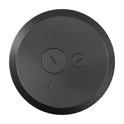 Leviton PT5FF-E, Furniture Feed Floor Cover, For Use with Leviton 5'' Poke Through Floor Box (PT500) Only, Black