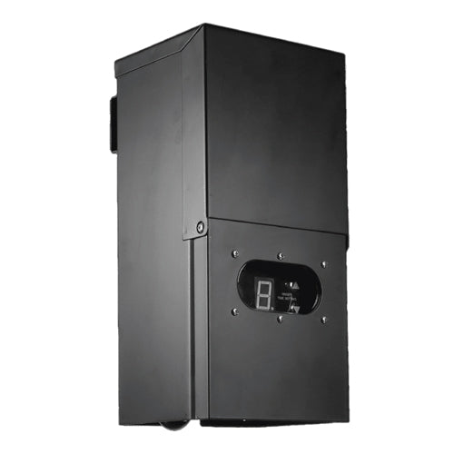 Votatec PTST-30012, 300W Transformer for Landscape Lighting, With Built-In Photocell & Timer Control, 120VAC Input, 12VAC, 25A Output, Black