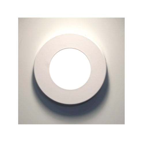 ORTECH PUK 3.0-3CCT-WH, Mini 3W LED Puck Downlight, 12VDC, 240LM, 3000K/4000K/5000K Selectable, 120° Beam Angle, Dimmable, Recessed Mounted, White Trim
