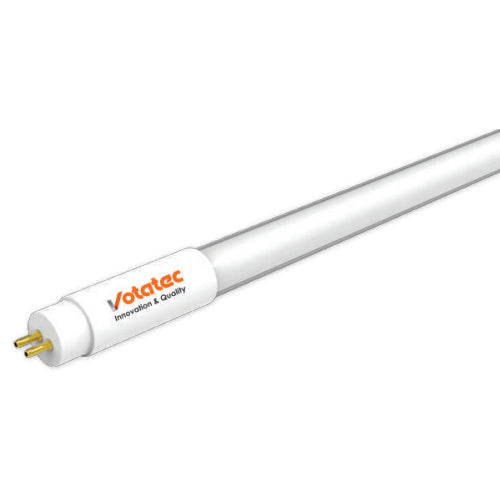 Votatec PVT5-4FT-24WAB-40K, 4FT T5 Glass LED Tube with Plastic Coating, 24W, Type A+B, 4000K Cool White, 3200 Lumens, G5 Base