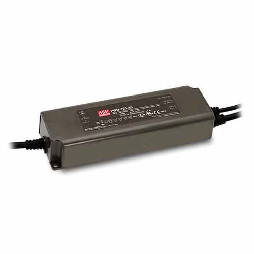 Mean Well PWM-60-12, 60W PWM Output LED Driver, 90-305VAC/127-431VDC Input, 12VDC Output, IP67, 3 in 1 Dimming