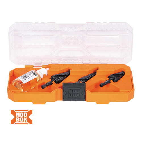 Klein Tools QRST3PC, Premium All Purpose Quick Release Step Bit Kit, 3 Piece