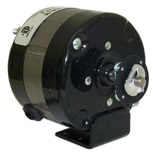 Alltemp R1-R101L, 3.3'' Refrigeration Hubless Motor with Bracket, Totally Enclosed, Sleeve and Ball Bearing, Shaded Pole, 0.9 Amps, 1/45 HP, 1/1550 Spd/RPM, 115 Voltage, CW Rotation
