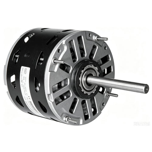 Rotom R6-R42006, 5.5'' Direct Drive Motor, PSC Type, Sleeve Bearing, 1/4 HP, 208/230 Volts, 2 Amps, 1/1075 Spd/RPM, Reversible Rotation, 5MFD Capacitor, 4''×1/2'' Shaft