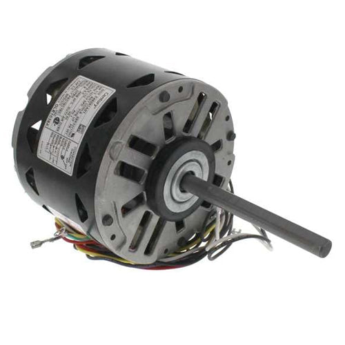 Rotom R6-R42310, 5.5'' Direct Drive Furnace Blower Motor, PSC Type, Sleeve Bearing, 1/3 HP, 115 Volts, 6 Amps, 4/1075 Spd/RPM, CCW Rotation, 5MFD Capacitor, 5.18''×1/2'' Shaft