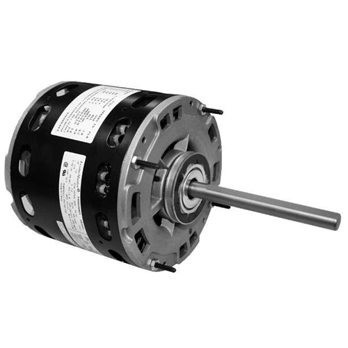 Rotom R6-R43467, TruckStock™ 5.5'' Direct Drive Motor, Sleeve Bearing, 3/4-1/5 HP, 4/1075 Spd/RPM, 208-230 Volts, 3.9 Amps, 10/7.5/5MFD Capacitor, 38'' Leads, 1/2''×5'' Shaft