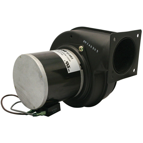 Rotom R7-RB3, 3.3'' Direct Drive Exhaust Blower, PSC Type, 115 Volts, 100 CFM, 1/32 HP, 1/3220 Spd/RPM, 0.34 Amps, CW Rotation, Ball Bearing, 2MFD Capacitor