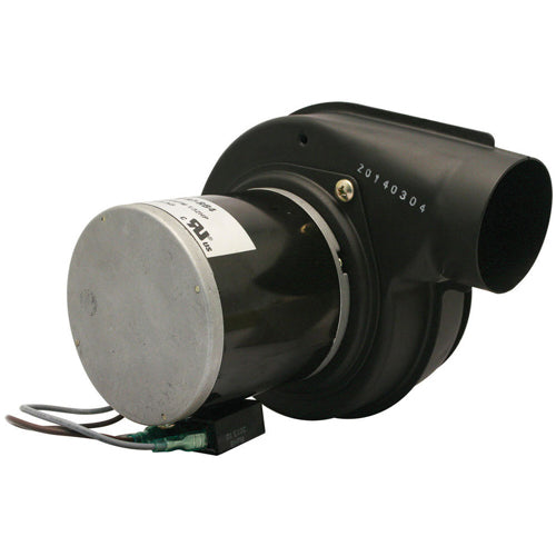 Rotom R7-RB4, 3.3'' Direct Drive Exhaust Blower with Cord, PSC Type, 115 Volts, 100 CFM, 1/40 HP, 1/3220 Spd/RPM, 0.34 Amps, CW Rotation, Ball Bearing, 3MFD Capacitor