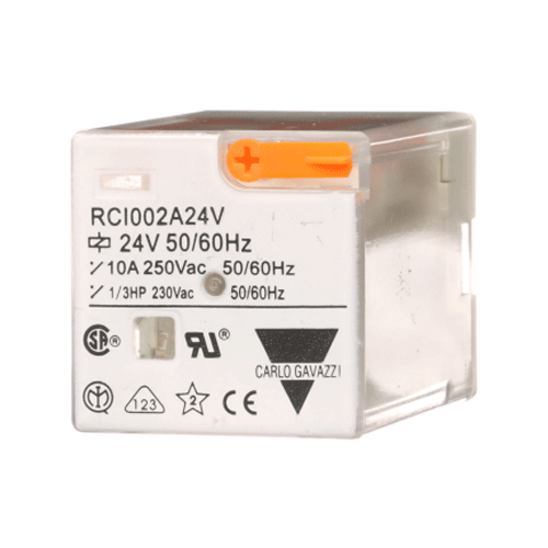 Carlo Gavazzi RCI002D12V, Industrial Relay RCI 8 Pin  2DPDT 10Amp, 12V DC Coil