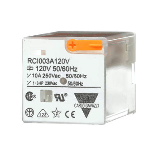 Carlo Gavazzi RCI003D24V, Industrial Relay RCI 11 Pin 3PDT 10Amp, 250 VAC/VDC, 24VDC Coil