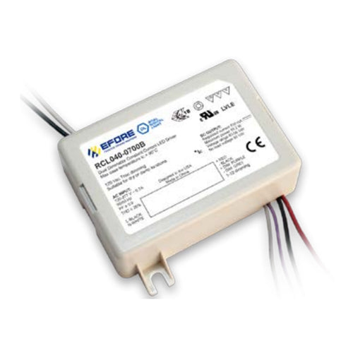 Enedo Royal Living Energy RCL050-1400B, Constant Current LED Driver, Output 47.6W 1400mA 24-34Vdc, 0-10V or Triac/ELV Dimming, IP64, Input 120-277Vac