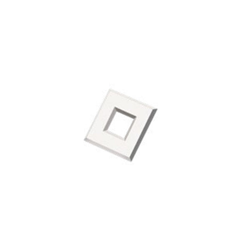 ORTECH RDT12-3WH, Mini Step / Deck Trim Square, White, 5 Packs