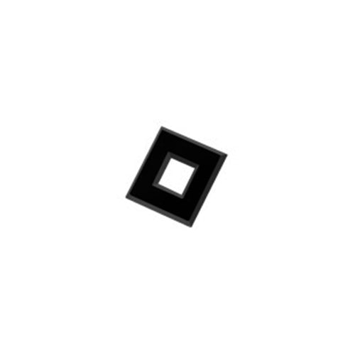 ORTECH RDT12-3BK, Mini Step / Deck Trim Square, Black, 5 Packs