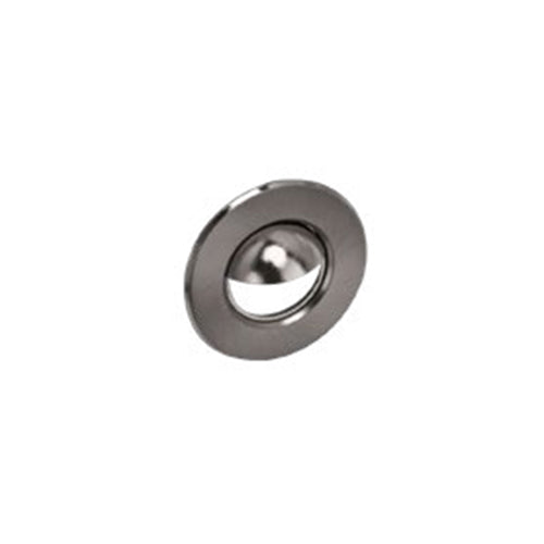 ORTECH RDT12-4SN, Mini Step / Deck Trim Premium Round w/Scoop, Satin Nickel, 5 Packs
