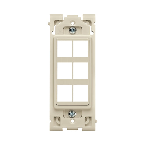 Leviton RE640-NS6, Renu 6-Port Insert , Navajo Sand
