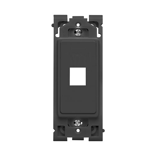 Leviton RE640-OB1, Renu 1-Port Insert, Onyx Black