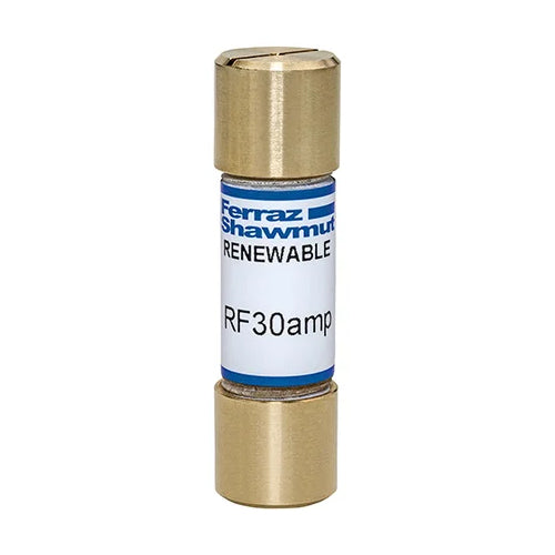 Mersen RF30, RF Class H Fast-Acting Fuse, 250VAC, 30A, Ferrule Type