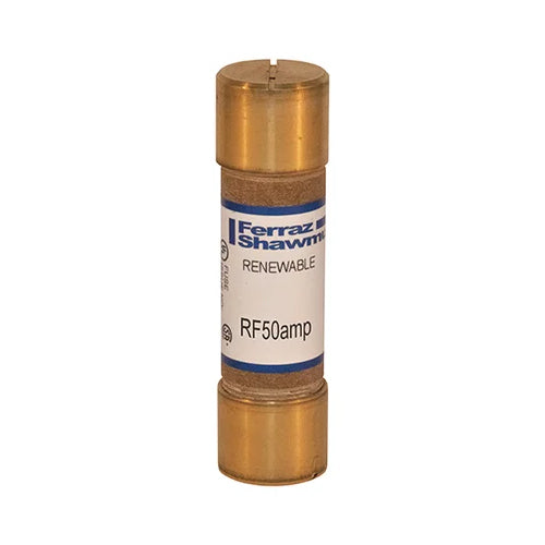 Mersen RF50, RF Class H Fast-Acting Fuse, 250VAC, 50A, Ferrule Type