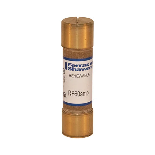 Mersen RF60, RF Class H Fast-Acting Fuse, 250VAC, 60A, Ferrule Type