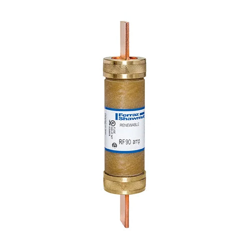 Mersen RF90, RF Class H Fast-Acting Fuse, 250VAC, 90A, Blade Type