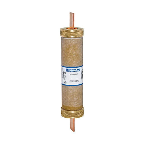 Mersen RFS100, RFS Class H Fast-Acting Fuse, 600VAC, 100A, Blade Type