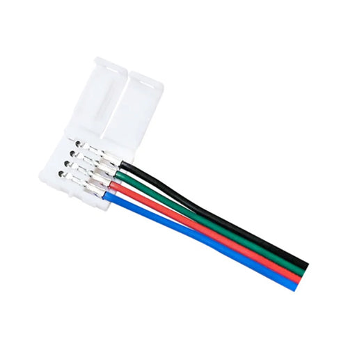 ORTECH RGB25M-CONN, One side Connector with 15cm wire for SL-RGB25M strip light only, 10 Packs