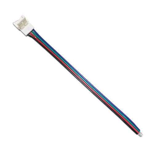HanleyLED HFLX-RGBWHIP, RGB Easy Connect Strips, RGB Strip to Power Supply, 10 Packs