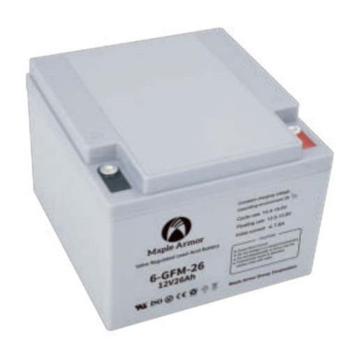 Maple Armor RLSS-B12260, 12 Volt, 26 AH,  Rechargeable Battery