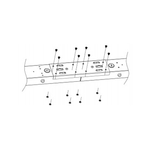 RP-B-LS-CR-SPND-KIT-4, 4FT Continuous Run Suspended Mount Brackets