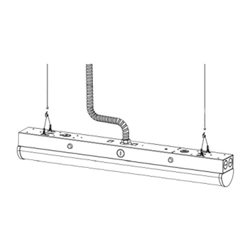 RP-B-LS-G2-SUSPENDED KIT-SINGLE, Suspension Kit For Single Fixture