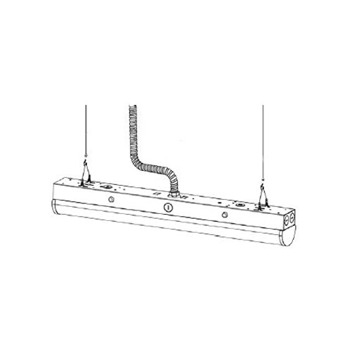 RP-B-LS-SPND-KIT-SINGLE-2-4, 2FT/4FT Suspended Kit For Single Fixture