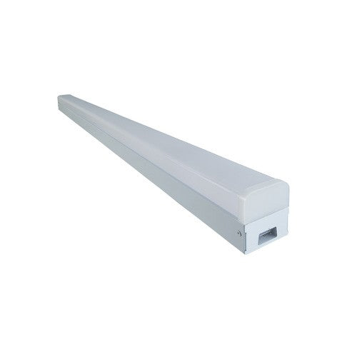 RP-LBIMAX-4F-48W-40K-WC-OC-EM1, 4' Wattage and Color Selectable Linkable Linear Strip Fixture With Microwave Motion Sensor With Emergency Battery Backup, 0-10V Dimmable