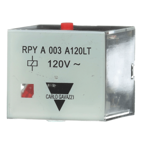 Carlo Gavazzi RPYA003A24L, Industrial Relay Type RPY 3 DPDT 11 Pin 10Amp, 24VAC Coil, LED Indication