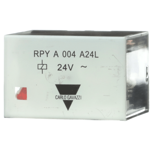 Carlo Gavazzi RPYA004A120L, Industrial Relay Type RPY 4 DPDT 14 Pin 10Amp, 120VAC Coil, LED Indication