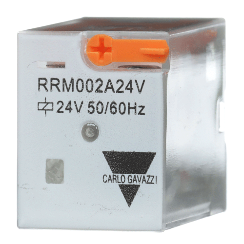 Carlo Gavazzi RRM002A240V, Industrial Relay RRM 8 Blades 2DPDT 10Amp, 240VAC Coil