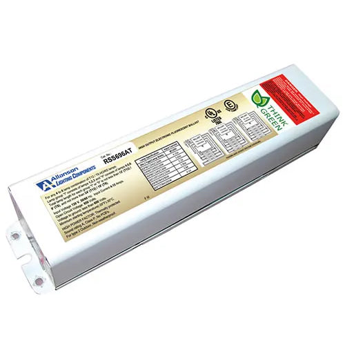 Allanson ALBRSS1648-26L, RSS Series Magnetic Sign Ballast, For use with T12 HO, T8 HO, and Slimline Lamps 120 Volts, 50/60Hz, 2 to 6 Lamps