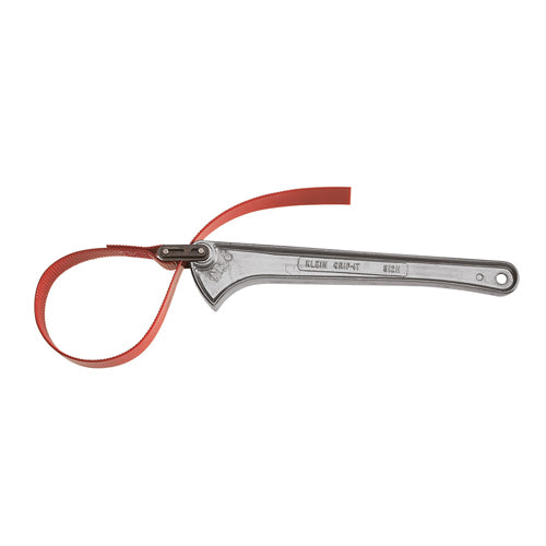 Klein Tools S-12H, Grip-It® Strap Wrench, 1-1/2 to 5-Inch Diameter Capacity, 12-Inch Length