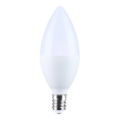 Satco S11111, B11/5.5W/LED/RGBTW/SF/E12, Starfish, B11 LED, 5.5W, 120V, 2700-5000K RGB and Tunable White, 500 Lumens, Candelabra E12 Base, Frost Finish