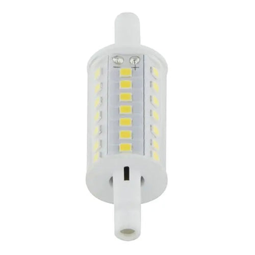 Satco S11221, J-Type T3 LED Bulb, 6W, 120V, 4000K Cool White, 600 Lumens, Double Ended Base, Clear Finish
