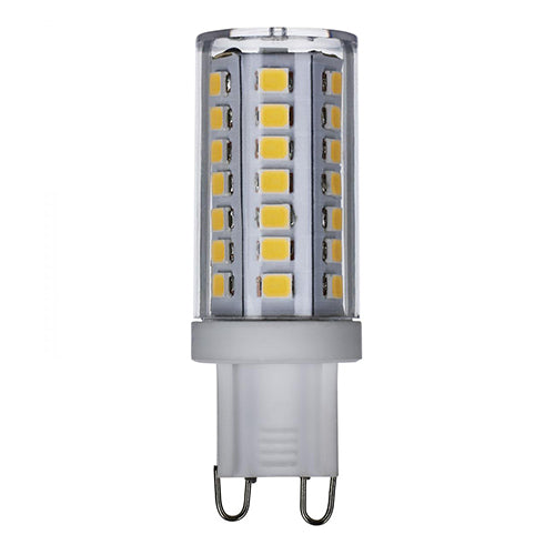 Satco S11239, LED G9, 5W, 120V, 5000K Natural Light, 550 Lumens, T4 Shape, Clear Finish