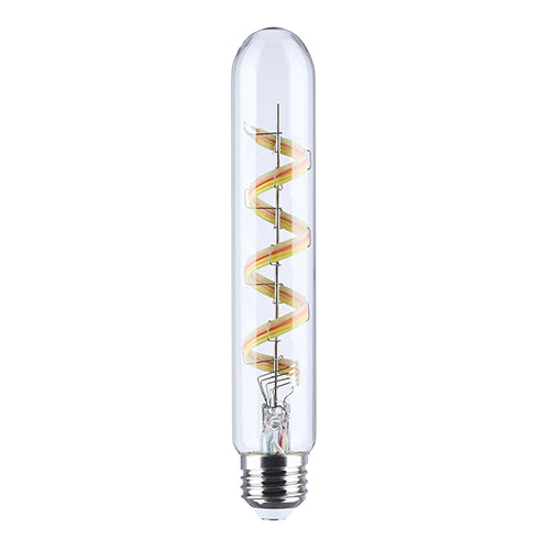 Satco S11246, T9 LED, 5.5W, 120V, 2700-5000K RGB and Tunable White, 450 Lumens, Medium E26 Base, Clear Finish