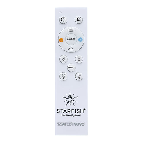 Satco S11282, Remote for Starfish Lighting, White Finish